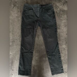 LOFT Outlet Charcoal Skinny Ankle Dress Pants, Women’s 00 Petite